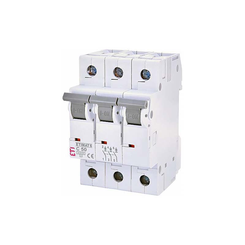 ETI AUTOMATSKI OSIGURAČ C 50A | 3P | 6kA