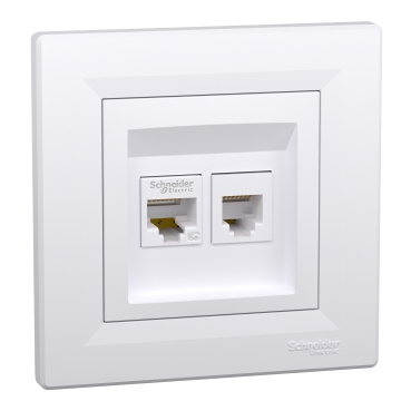 UTIČNICA 1xRJ45 CAT5E | EPH4900121 Schneider Electric