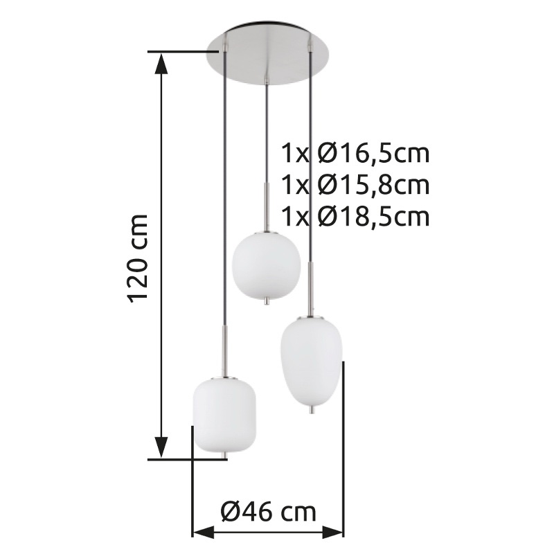 Visilica BLACKY I 15345-3NO - Image 4