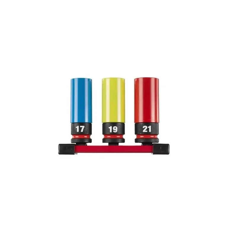 SET NASADNIH DUBOKIH KLJUČEVA ZA FELGE 3/1 MILWAUKEE 4932493370