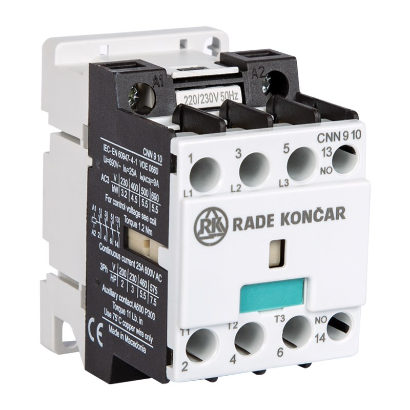 KONTAKTOR CNN 9 10 | 9A | 4.5kW | RADE KONČAR