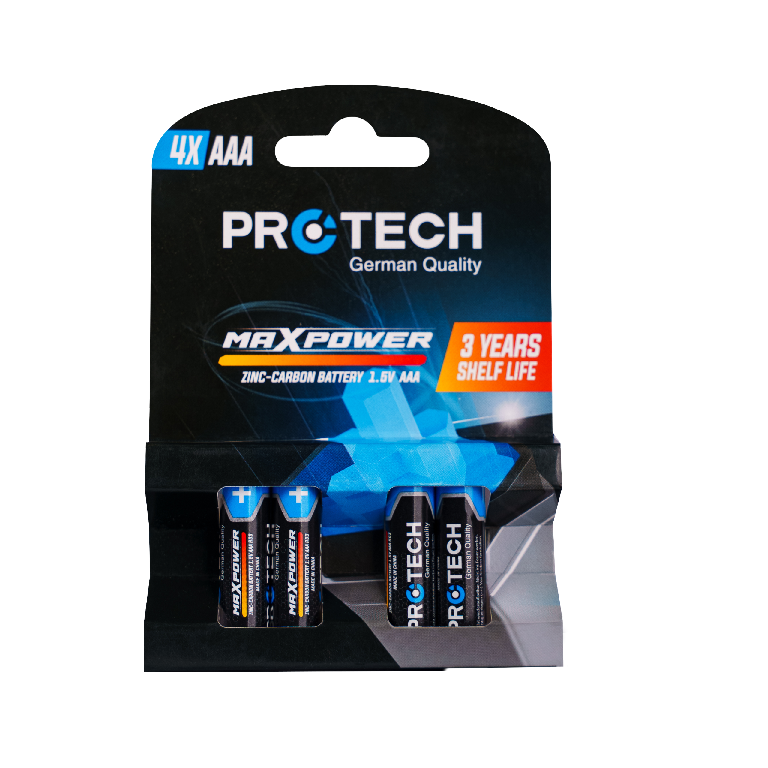 BATERIJA AAA 1,5V CINK KARBON MAXPOWER 12/1